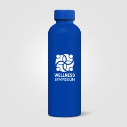 Gourde personnalisée Norden brillante monochrome étanche 680 ml RPET recyclé Express