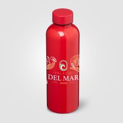 Gourde personnalisée Norden brillante monochrome étanche 680 ml RPET recyclé Express
