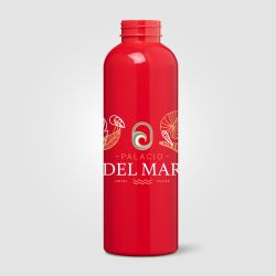 Gourde personnalisée Norden brillante monochrome étanche 680 ml RPET recyclé Express