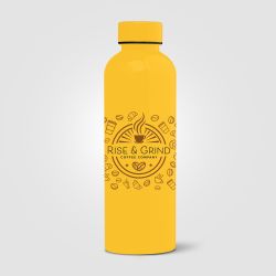 Gourde personnalisée Norden brillante monochrome étanche 680 ml RPET recyclé Express
