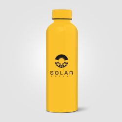 Gourde personnalisée Norden brillante monochrome étanche 680 ml RPET recyclé Express