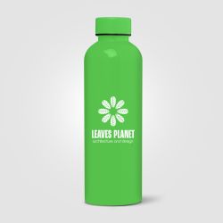 Gourde personnalisée Norden brillante monochrome étanche 680 ml RPET recyclé Express