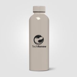Gourde personnalisée Norden brillante monochrome étanche 680 ml RPET recyclé Express
