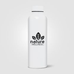 Gourde personnalisée Norden brillante monochrome étanche 680 ml RPET recyclé Express