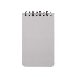 Bloc notes personnalisé spirale papier minéral 75.5x132x13 mm Atlas Essentials