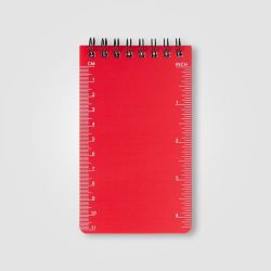 Bloc notes personnalisé spirale papier minéral 75.5x132x13 mm Atlas Essentials