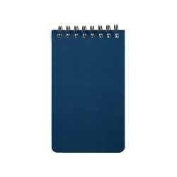 Bloc notes personnalisé spirale papier minéral 75.5x132x13 mm Atlas Essentials