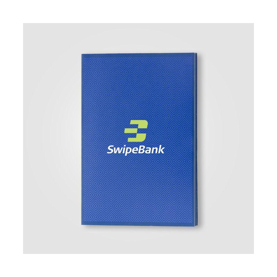 Carnet publicitaire A5 couverture kraft avec motif
