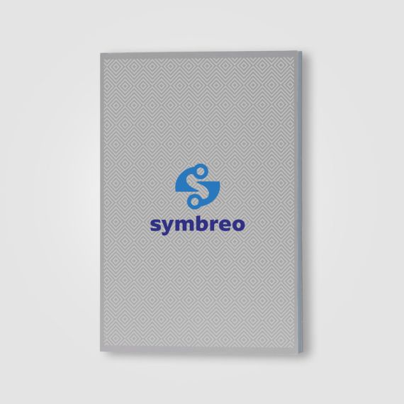 Carnet publicitaire A5 couverture kraft avec motif