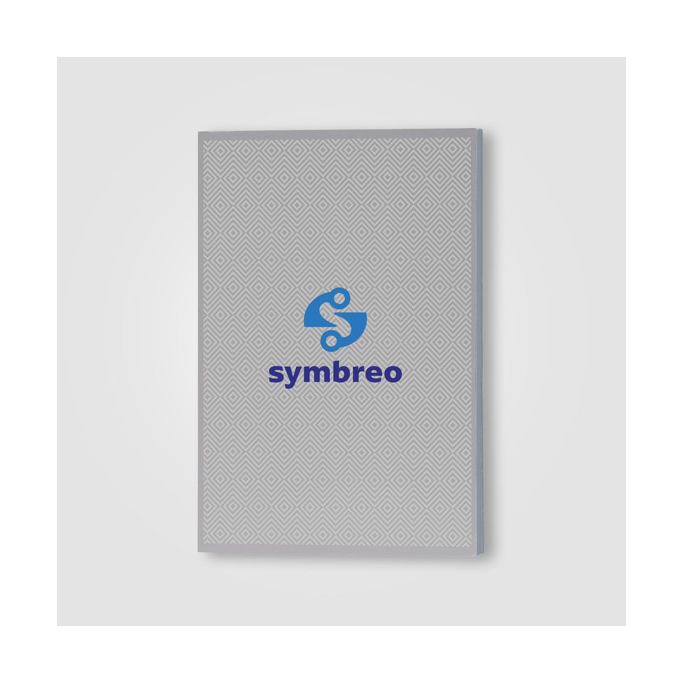 Carnet publicitaire A5 couverture kraft avec motif