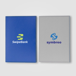 Carnet publicitaire A5 couverture kraft avec motif