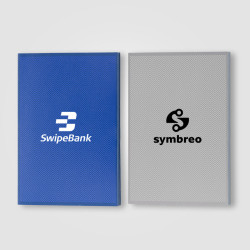 Carnet publicitaire A5 couverture kraft avec motif