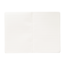 Carnet publicitaire A5 en papier recyclé à couture contrastées
