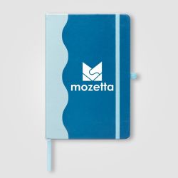 Carnet personnalisé A5 en Pu recyclé à motif ondulé