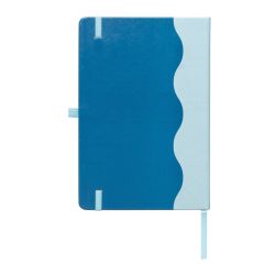 Carnet personnalisé A5 en Pu recyclé à motif ondulé