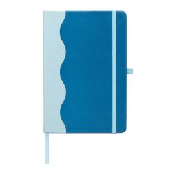 Carnet personnalisé A5 en Pu recyclé à motif ondulé
