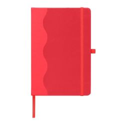 Carnet personnalisé A5 en Pu recyclé à motif ondulé