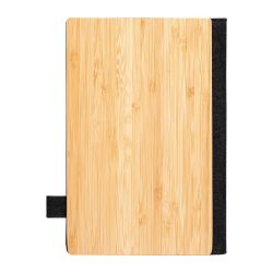 Carnet de notes personnalisé A5 rechargeable en bambou
