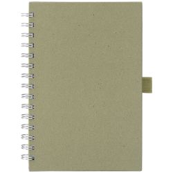 Bloc-notes personnalisé spirale A5 en carton de lait recyclé