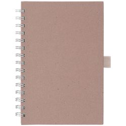 Bloc-notes personnalisé spirale A5 en carton de lait recyclé
