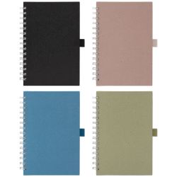Bloc-notes personnalisé spirale A5 en carton de lait recyclé