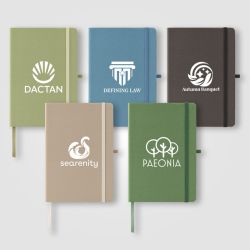 Bloc-notes personnalisé couverture rigide A5 en carton de lait recyclé