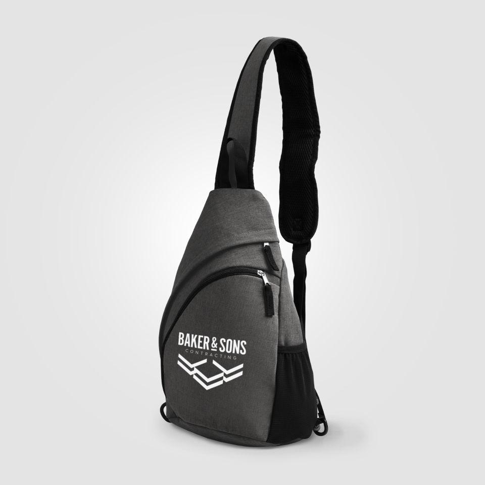 Sac bandoulière personnalisé Nylon RPET sangle réglable 15 L
