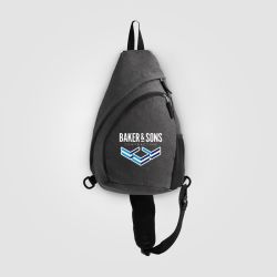 Sac bandoulière personnalisé Nylon RPET sangle réglable 15 L