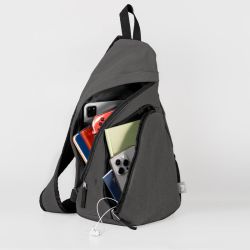 Sac bandoulière personnalisé Nylon RPET sangle réglable 15 L