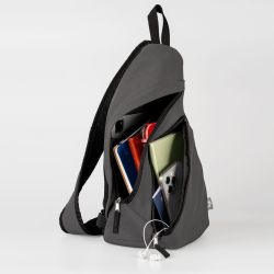 Sac bandoulière personnalisé Nylon RPET sangle réglable 15 L