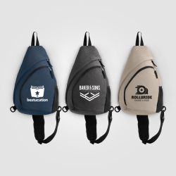 Sac bandoulière personnalisé Nylon RPET sangle réglable 15 L
