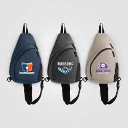 Sac bandoulière personnalisé Nylon RPET sangle réglable 15 L