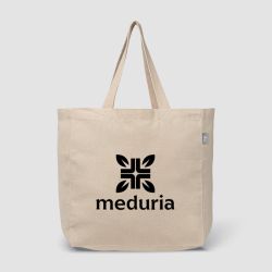 Sac fourre-tout personnalisé en coton recyclé 225 gr 310x320x190 mm