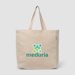 Sac fourre-tout personnalisé en coton recyclé 225 gr 310x320x190 mm