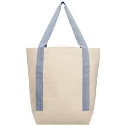 Grand tote bag personnalisable en coton recyclé 340 gr 360x400x170 mm