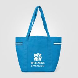 Grand sac shopping personnalisé polyester recyclé 20 L 510x330x205 mm