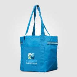 Grand sac shopping personnalisé polyester recyclé 20 L 510x330x205 mm