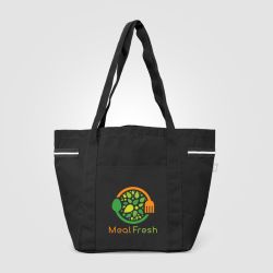 Grand sac shopping personnalisé polyester recyclé 20 L 510x330x205 mm