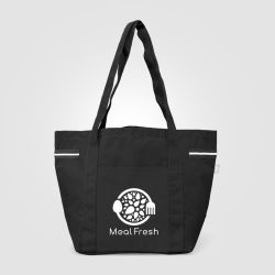 Grand sac shopping personnalisé polyester recyclé 20 L 510x330x205 mm