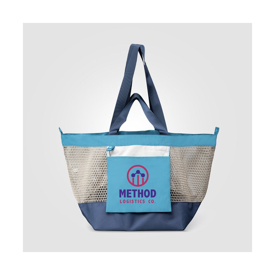 Grand sac shopping personnalisé pliable 45 L 580x310x290 mm
