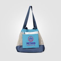 Grand sac shopping personnalisé pliable 45 L 580x310x290 mm