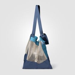 Grand sac shopping personnalisé pliable 45 L 580x310x290 mm