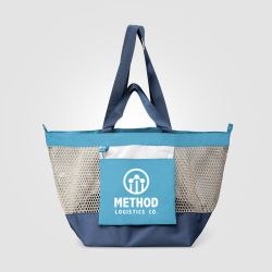 Grand sac shopping personnalisé pliable 45 L 580x310x290 mm