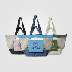 Grand sac shopping personnalisé pliable 45 L 580x310x290 mm