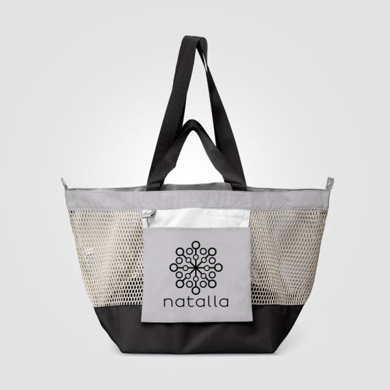 Grand sac shopping personnalisé pliable 45 L 580x310x290 mm