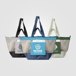 Grand sac shopping personnalisé pliable 45 L 580x310x290 mm