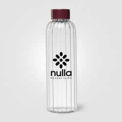 Gourde en verre personnalisée rainurée 620 ml quadri Express