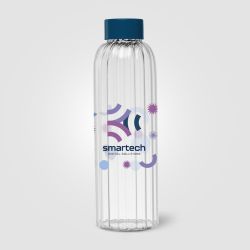 Gourde en verre personnalisée rainurée 620 ml quadri Express