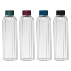 Gourde en verre personnalisée rainurée 620 ml quadri Express