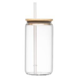 Gobelet personnalisable en verre et bambou 500 ml